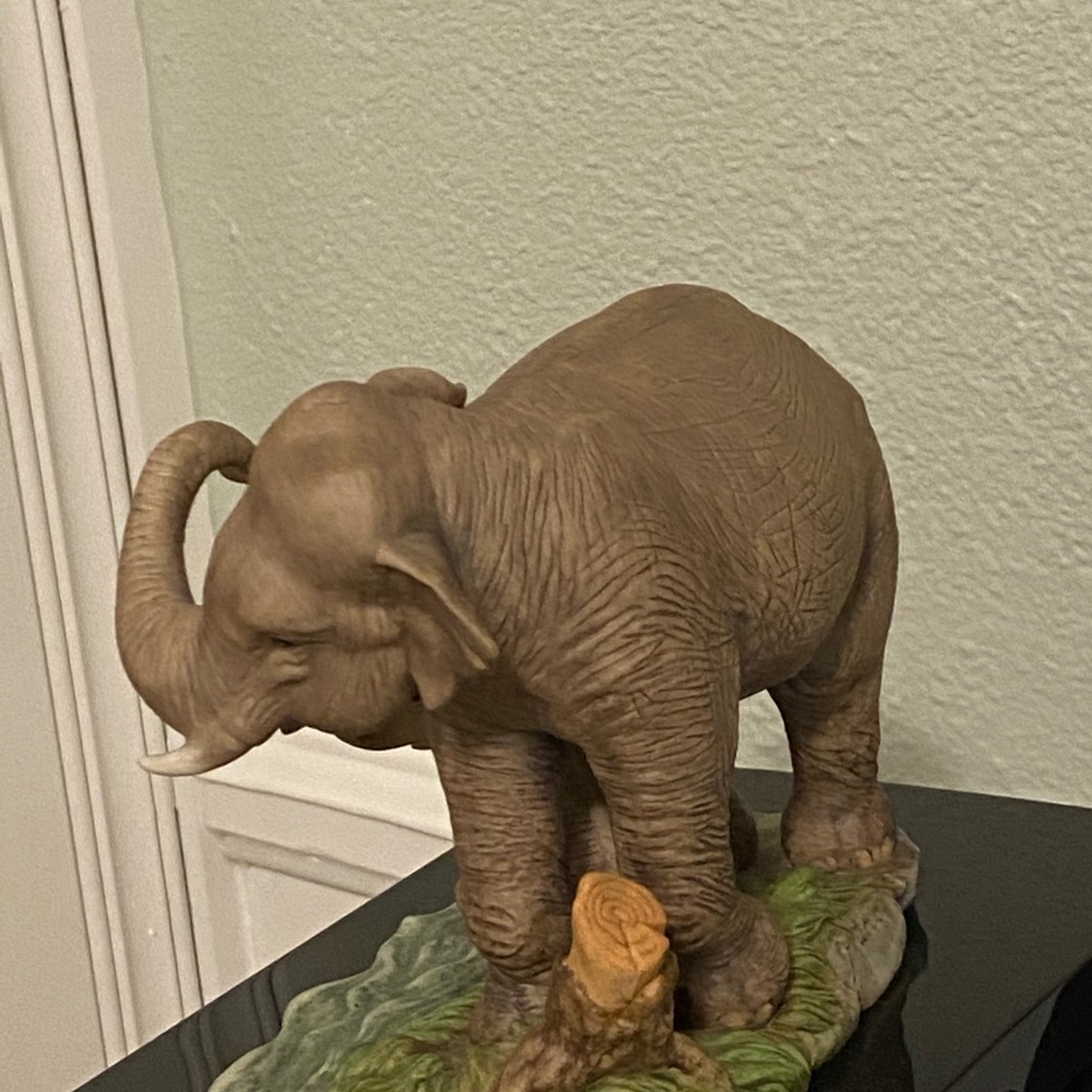 Endangered Spicies Asian Elephants Vtg - Picture 2 of 3